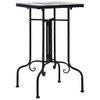 ZJMTOCYU Elegant Mosaic Side Table for Outdoor Spaces, Gardens and