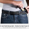 JASGOOD Travel Security Money Belt with Hidden Money Pocket Nylon
