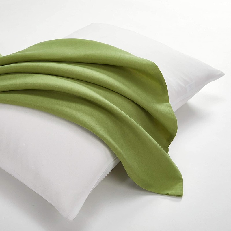 EVOLIVE Ultra Soft Brushed Microfiber Standard Size 20"x30" Pillowcases Pair