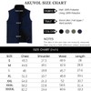 AKuVoL Men's Softshell Outerwear Vest Lightweight Windproof Sleeveless Jacket for