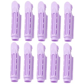 SAFIGLE 10pcs Bangs Hair Roller Clips Volume Boosting Curler Tool for DIY Hair Styling Lightweight Material for Home Travel Use