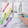 cobee Pen Style Erasers, 6 Pieces, Retractable Click Eraser with