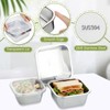 6 Pcs 304 Stainless Steel Food Storage Containers with Lids,