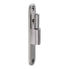Special Screw-On Frame Part for Studio Hinges for Glass Door Fittings - Matte Stainless Steel - Pack of 1