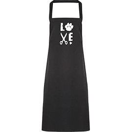 Hippowarehouse Love Dog Grooming Apron kitchen cooking painting DIY onesize adult