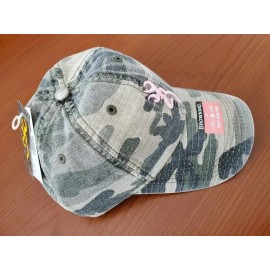 Browning New Browning Cap Fit For Her Camo Pink Woodland Hat Leather Strap 308121411