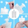 15 Pcs Travel Size Toiletries Bag,Portable Travel Fluid Makeup Packing