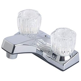 Laguna Brass 2000SACP RV/Motorhome Two Handle Non-Metallic Centerset Lavatory Faucet, Chrome Finish