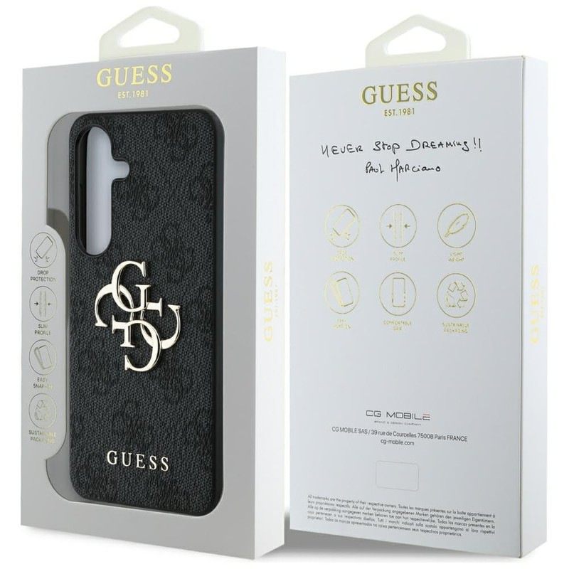 CG MOBILE Under Licence Guess Case for S25 Plus Black