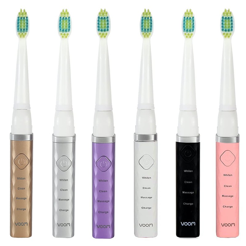 Voom Sonic Pro 3 Rechargeable Electric Battery Powered Toothbrush With