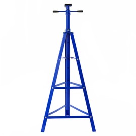 KUAFU 55-5/8"-62-1/4" Automotive Under Hoist Jack Stand 2 Ton High Lift Transmission Mount Jack Stand for Repair Shops Garages Steel Powder Coated Blue