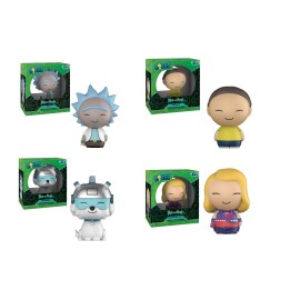 Funko Set of 4 Rick and Morty Funko Dorbz Snowball Dog Froopyland Beth Toy Lot - NEW