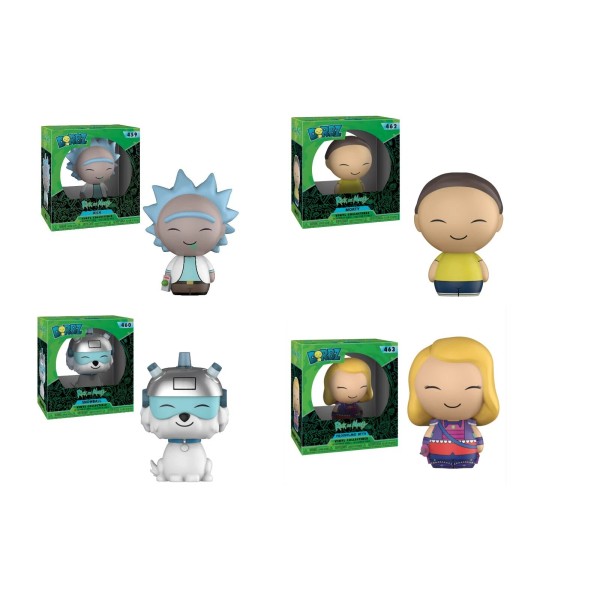 Funko Set of 4 Rick and Morty Funko Dorbz Snowball