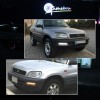 GTINTHEBOX Clear Front Bumper Switchback LED Paking Signal Lights For