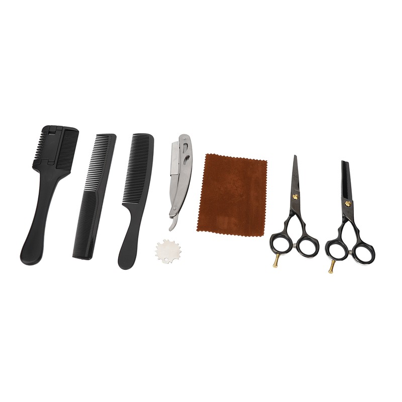 Hair Cutting Scissors Set Haircut Shears Comb Barber Scissors Tools