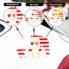 Iprokiu Trump Car Sticker Waterproof Vinyl Peeking Decal for Car