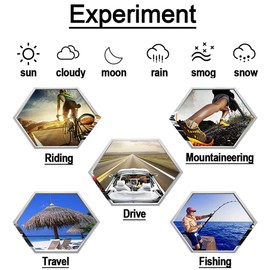 Ghzste Photochromic Sunglasses, Polarised HD Sunglasses for Driving, Sunglasses with UV400 Protection, Outdoor Sports, Driving, Cycling, Fishing