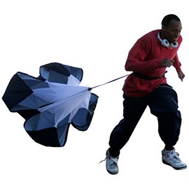 BlueDot Trading Speed Training Parachute - Perfect for Runners, Track, Football, Soccer, Fitness, and More for Intense Resistance & Power Training - 48-Inch Chute