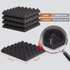 24 Pack-12 x 12 x 2 Inches Pyramid Designed Acoustic