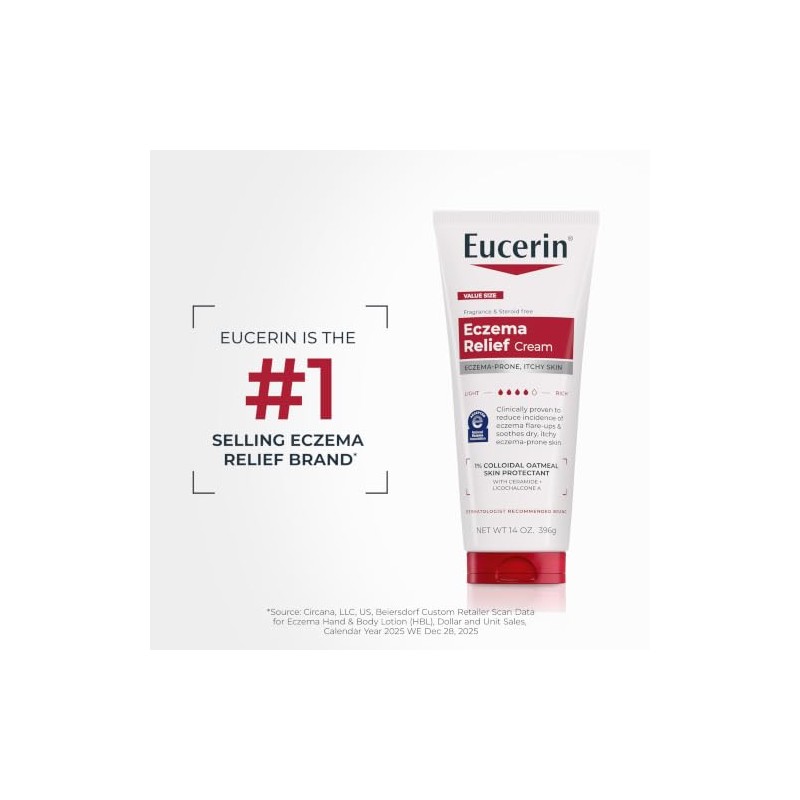 Eucerin Paquete Múltiple de Alivio para Eczema: Crema y Gel