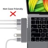 Extensor USB C para MacBook con funda, adaptador de extensión