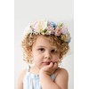 PoshMyra Easter Bunny Flower Crown Spring Floral Headpiece Pink Purple
