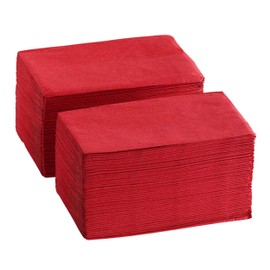 Perfectware - PW-2 Ply Dinner Napkin Red- 125 2 Ply Red Dinner Napkins - Pack of 125ct