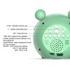 Kids Alarm Clock Cartoon Animal Shaped Gentle Music Night Light