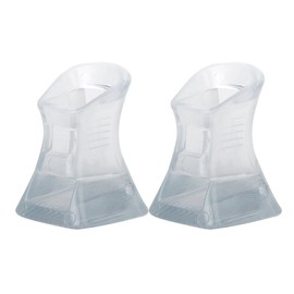 Footful 5 Pair of High Heel Shoes Heel Protectors Heel Stoppers for Grass Mud 8-11mm---Clear