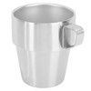 300ml Stackable Coffee Cups with Stand Stainless Steel Double Layer