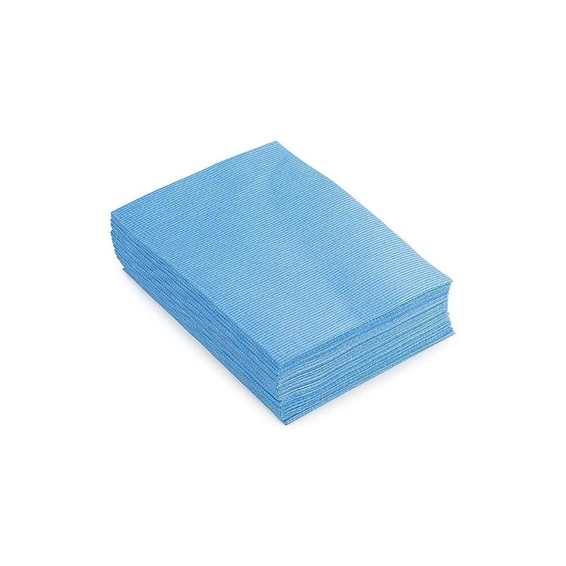2Work Heavyweight All Purpose Cloth 500x350mm Blue (Pack of 25)