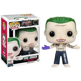 Funko POP Movies: Suicide Squad Action Figure, The Joker Shirtless