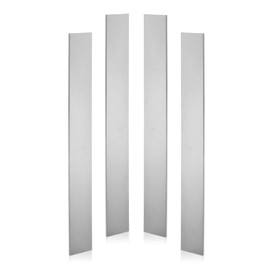 PATIKIL 12L14 Steel Flat Bar, 4 Pcs 12" x 1 1/2" x 1/8" Knife Making Steel Iron Stock for Forging Blade Knife Sword Chopper