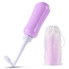 Portable Bidet Travel Large Capacity 450ml(15oz) Personal Toilet Handheld Purple
