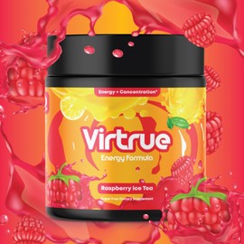 Virtrue Raspberry PreWorkout & Focus Energy - 5 Stars - Free Shipping - Made in USA