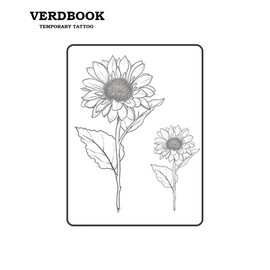 VERDBOOK Waterproof Temporary Tattoos: 2-Sheet Tattoo Kit with Realistic Body Stickers, Semi-Permanent Tattoos for Adults Lasting 7-15 Days – Safe for Men & Women, Radiant Harvest