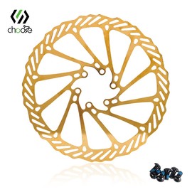Chooee Bicycle Brake Disc 160 mm/180 mm/203 mm, Pack of 2 Bicycle Brake Discs with 12 Screws Brake Disc for Road Bike, Mountain Bike, MTB, BMX.