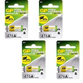 GP Alkaline Batteries 476A 4LR44 476AF-2C1 6V HIGH VOLTAGE 1PACK X 4PCS