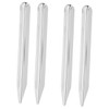 TEHAUX 4pcs Stainless Steel Beads Scoop Jewelry Tool for Easy