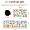 Flower Rugs for Kitchen Floor, Anti Fatigue Mats for Kitchen