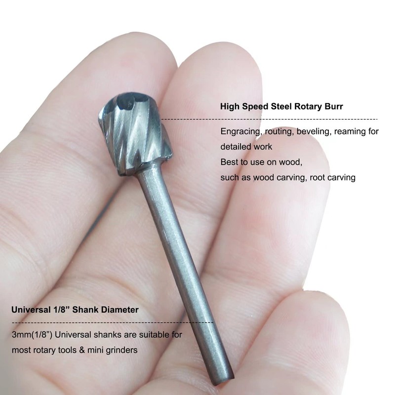 ZFYQ Set of 20 HSS Milling Cutter Router Bits Wood