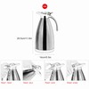 Stainless Steel Coffee Pot Double Wall Vacuum Insulated Thermo Jug
