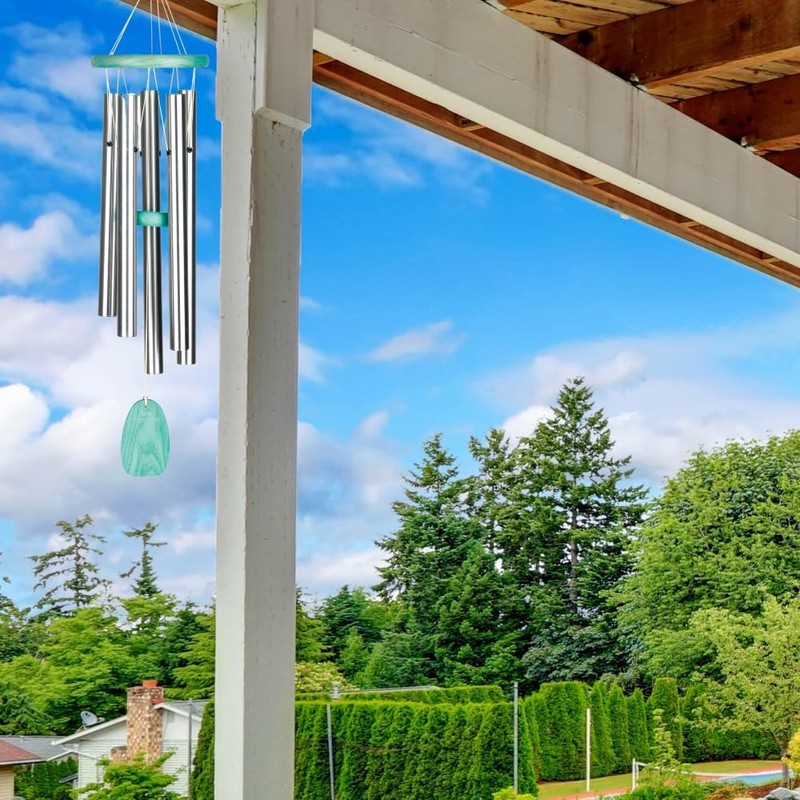 Woodstock Wind Chimes for Outside, Outdoor Decor, Patio and Garden