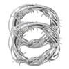 Toyvian 2pcs Barbed Wire 8ft/240cm Imitation Barbed Wires Prop Fake