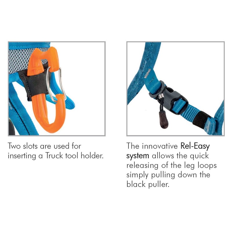 Climbing Technology Tami, Unisex Adult Harness, unisex adult, 7H155ACCTSTD, blue,