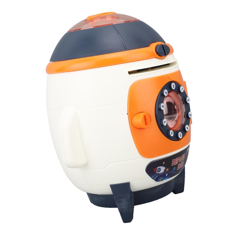 Piggy Bank Rocket Look Lighting Effect Large Capacity Password Money