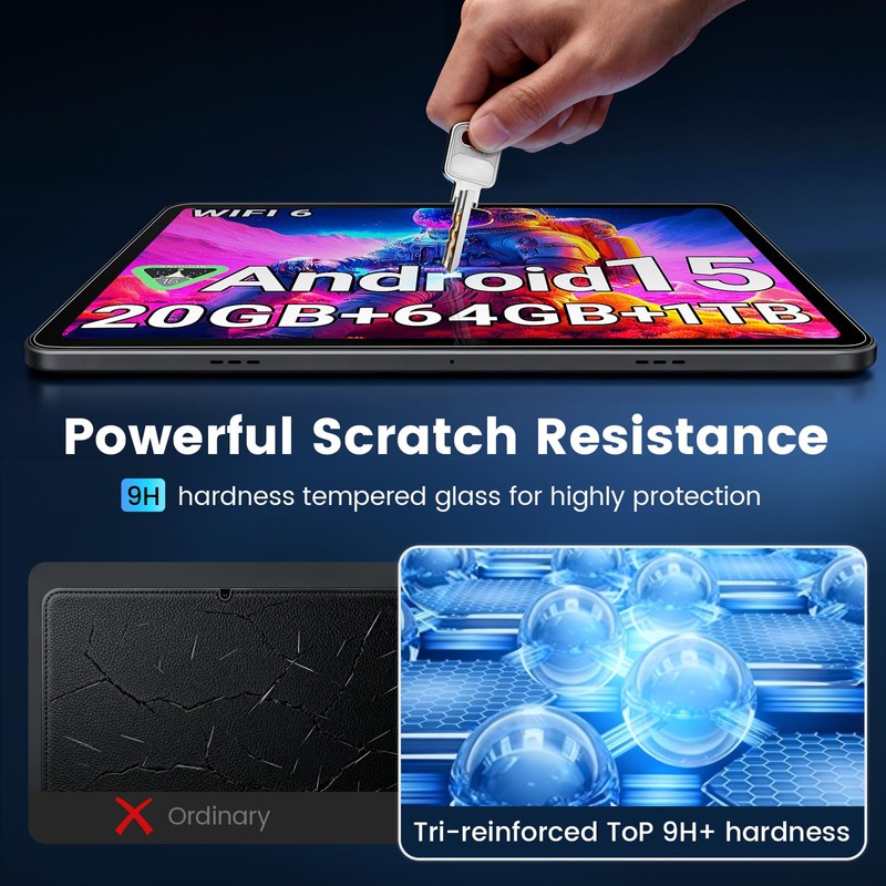 Samlior 2Pack Screen Protector for Evermyth KB1004 Tablet 10 Inch,