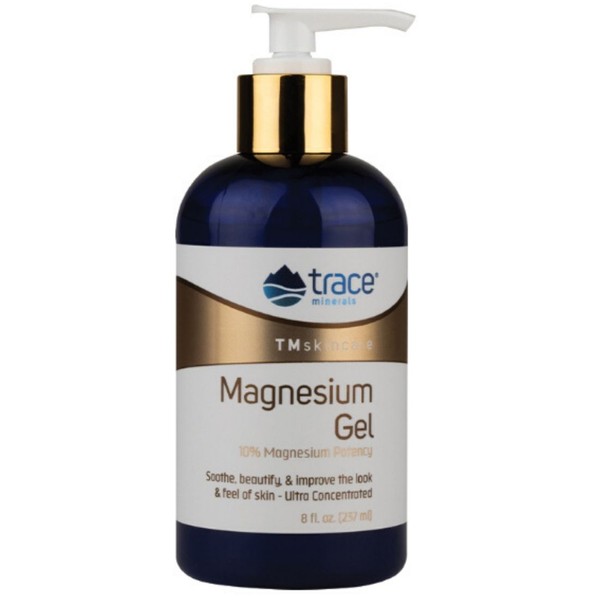 Trace Minerals Pure Magnesium Gel (Non-GMO and Vegan), 237ml, Unscented / 236ml