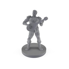 Male Human Bard 3 Tabletop DND Gaming Miniature