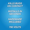 PIC 2-in-1 Solar Bug Zapper and Motion Sensor LED Light,